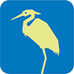 Blue heron icon